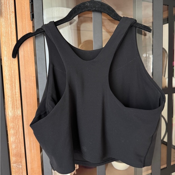 Athleta Purpose Cropped Sports Bra Tank Top racerback seamless soft workout - Picture 3 of 5